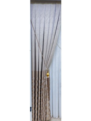 Ufuk Perde Pano Fon Cappuccino ( Tekkanat )