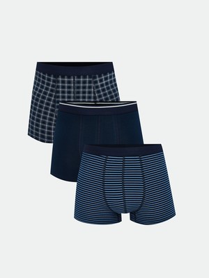 Lc Waikiki Yeni Sezon Standart Kalıp Pamuklu Esnek Erkek Boxer 3'lü