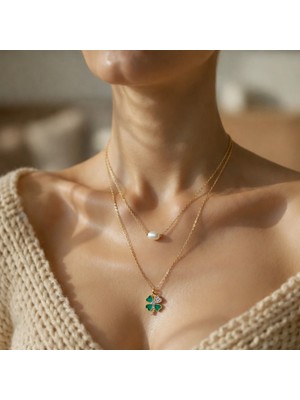 Inci & Yonca Detaylı Zarif Kolye