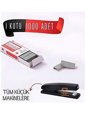 Zenvia Hsnet 1 Kutu 1.000 Adet Küçük Zımba Teli  ZNV-HBY3245