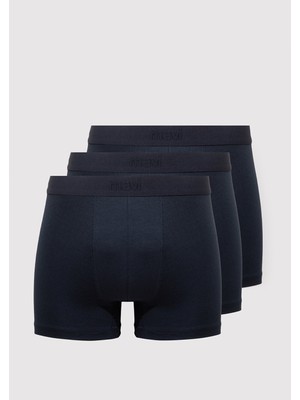 Mavi 3lü Lacivert Basic Boxer 0912088-25723