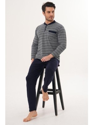 Markalinda 3135 Lacivert Erkek Pijama Takımı