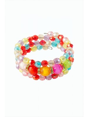 Marsilyan Renkli Helezon Boncuk Çocuk Bileklik