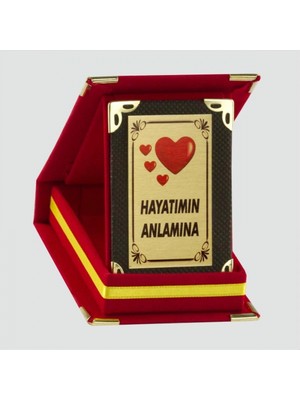 Marsilyan Hayatımın Anlamına Plaketi