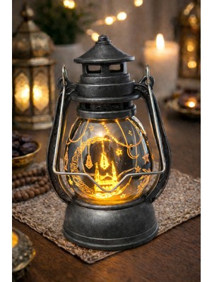 Pairla Ramazan Temalı LED Işıklı Süsleme Seti Ramazan Süsleri, Ramazan Hediyem Ramazan Süsü 10-14 cm