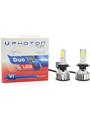 Özgürce Yüksek Performanslı 4 LED Xenon Kısa Far Ampulü H7 Duo Beyaz Renk