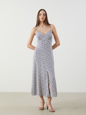 Lc Waikiki Yeni Sezon V Yaka Çiçekli Elbise