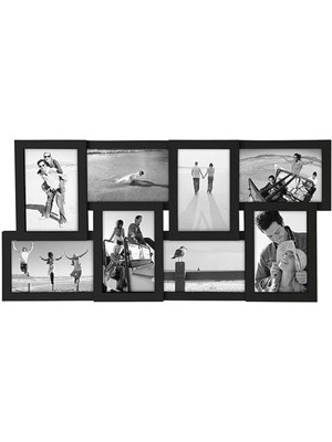 Astera Siyah 8'li 10X15 cm Kolaj Çerçeve