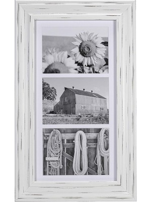 Astera Beyaz 13X18 cm 3'lü Kolaj Çerçeve Tekli