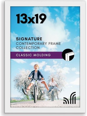 Astera 33X48 cm Beyaz Ahşap Resim Çerçevesi