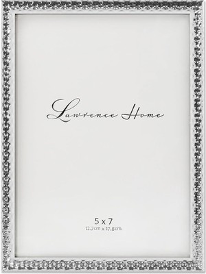 Astera Gümüş Çekiç Dövme Efektli 13X18 cm Metal Çerçeve