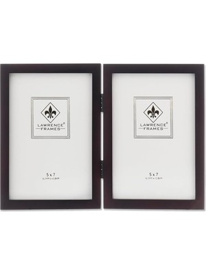 Astera Espresso Koyu Ceviz Menteşeli Ikili 14X18 cm Çerçeve Ahşap