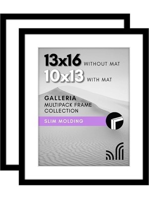 Astera 33X40 cm Siyah Kolaj Çerçeve