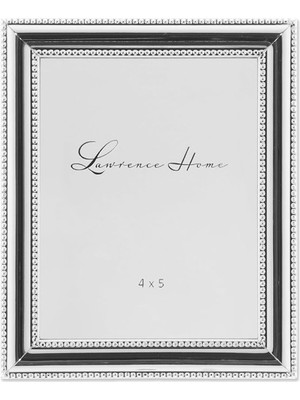 Astera Gümüş Kaplama Boncuklu 10X15 cm Metal Çerçeve