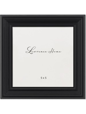 Astera Siyah 13X13 cm Sutter Ev Çerçevesi - Modern Kare Resim Çerçevesi