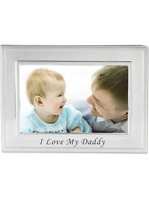 Astera Gümüş Kaplama 10X15 cm "babamı Seviyorum" Resim Çerçevesi