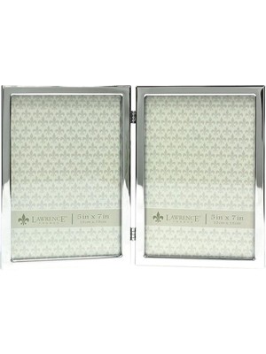 Astera Gümüş Renkli Metal 13X18 cm Çiftli Çerçeve