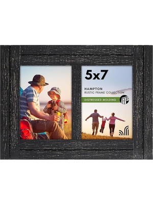 Astera 13X18 cm Çiftli Kömür Siyahı Çerçeve