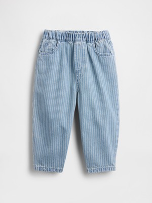 Gap Erkek Bebek Mavi Pull-On Barrel Jean Pantolon