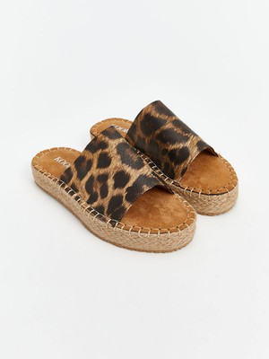 Lc Waikiki Yeni Sezon Leopar Desenli Kadın Terlik