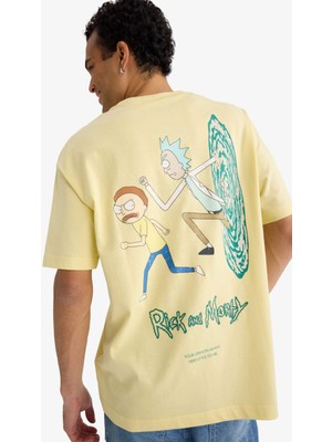 DeFacto Rıck And Morty Boxy Fıt TIŞÖRT F8138AX26SP