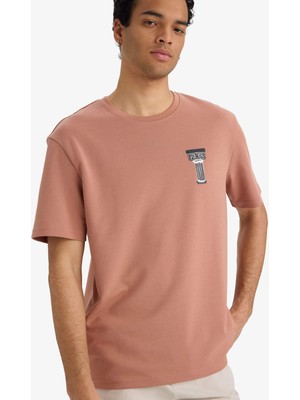 DeFacto Nefes Alabilen Baskılı Tişört F9682AX26SP