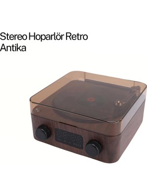 Astraltech Gramafon Speaker Kahverengi