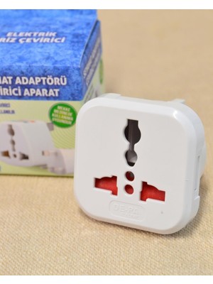 Storemax Bilenler Priz Dönüştürücü Aparat Mekke – Medine Uyumlu | Yurt Dışı Uyumlu Adaptör | Hac ve Umre Için Pratik Çözüm