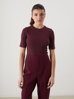 Lc Waikiki Yeni Sezon Bisiklet Yaka Kadın Bodysuit