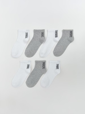 Lc Waikiki Yeni Sezon Desenli Erkek Çocuk Soket Çorap 7'li