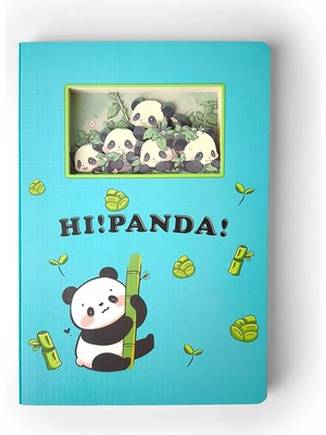 Storemax 3D Katmanlı Oyma Defter – City Impression Chengdu, 60 Sayfa 120 Yaprak, 14,5×21,5 cm Noktalı Günlük ve Not Defteri Mint Yeşil Kapak