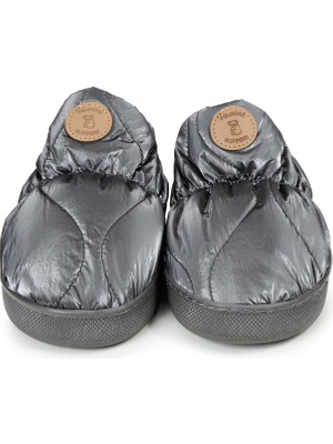 Peluche Antrasit Kadın Ev Terliği Mkv3 - 3