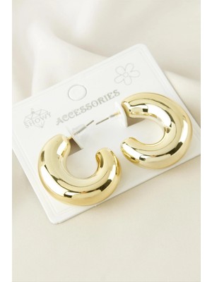 Marsilyan Oval Plastik Küpe