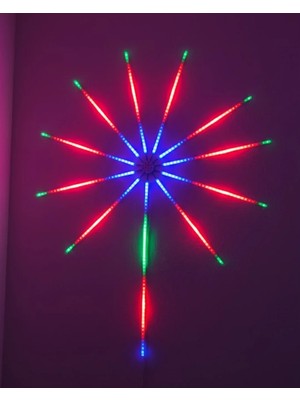 Twin Store Akıllı Rgb LED Havai Duvar Lambası Kumandalı ve Uygulama Kontrollü