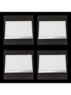 Özgürce Kamyonet Çıtalı Beyaz Paspas Seti, 4 Adet, Dayanıklı ve Şık Tasarım