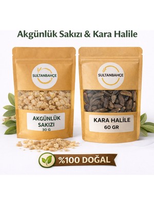 Sultanbahçe Akgünlük- Kara Halile- Detoks Seti - Doğal Bitki Çayı - Bitkisel Arınma Seti