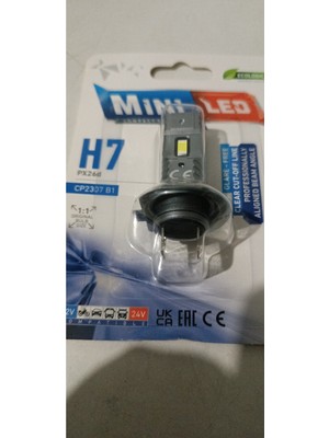 Özgürce H7 Mini Compact LED Oto Ampul Set, Parlak ve Dayanıklı, 2'li Paket