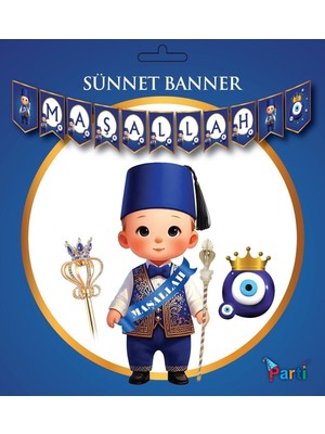 Sünnet Kutlama Seti Sünnetimize Hoş Geldiniz Yazısı Flama Sünnet Banner Maşallah Tavan Sarkıt