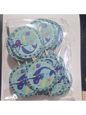 Genel Tedarik Pasta Kürdanı,pasta SÜSÜ,CUPCAKESÜSÜ,10LU