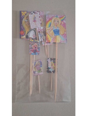 10LU Karakterli Kürdan ,cupcake Süsü,pasta Süsü,doğum Günü