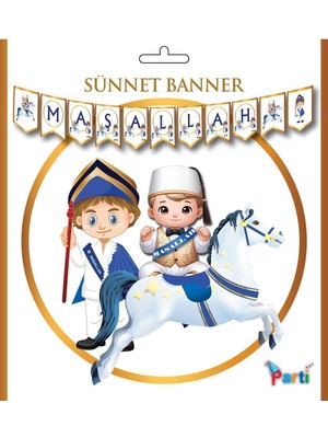 Sünnet Kutlama Seti Sünnetimize Hoş Geldiniz Yazısı Flama Sünnet Banner Maşallah Tavan Sarkıt
