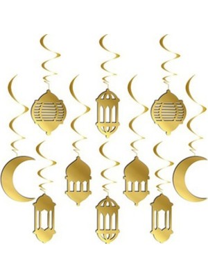 My Paper Craft 10’lu Ramazan Sarkıt 3D Tavan Süsü Gold