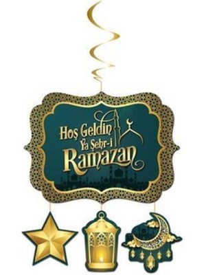 Genel Tedarik Hoş Geldin Ramazan Asmalı Tavan Süs