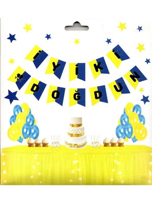 İkm Balon Iyiki Doğdun - Doğum Günü Yazısı- Parti Malzmesi - Happy Birthday - Çizgi Flim Karakterleri