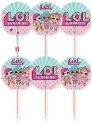 Lol Bebek KÜRDAN10ADET Lol Pasta Kürdanı