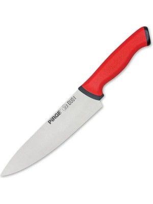 Epilons 34161 Duo Şef Bıçağı 21 cm - Kırmızı Kaymaz Sap