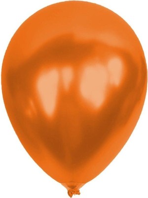 Metalik Turuncu Balon 10LU