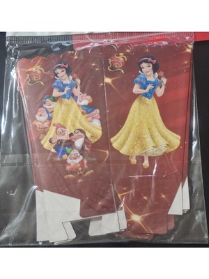 Prensesler Mısır Kutusu - Popcorn Kutusu 8li