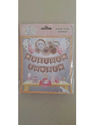Bride To Be Yazı Flama, Bekarlığa Veda Partisi Banner Süs