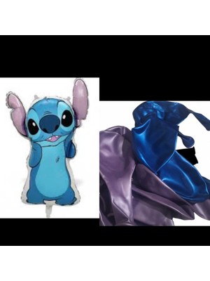 Mutlu Anılar Parti Evi ,stitch Balon Seti,stitch Folyo Balon,stitch Doğum Günü